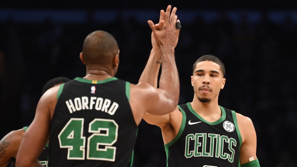 Jayson Tatum explains various lineups and&nbsp;rotations